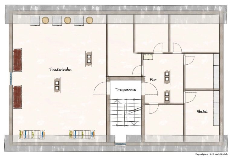 Immobilienangebot - Rottweil - Alle - Allein oder zu zweit ankommen im Hochparterre. 3 Zimmer, ca. 59 m². 
Mit Balkon. Küche vorhanden.