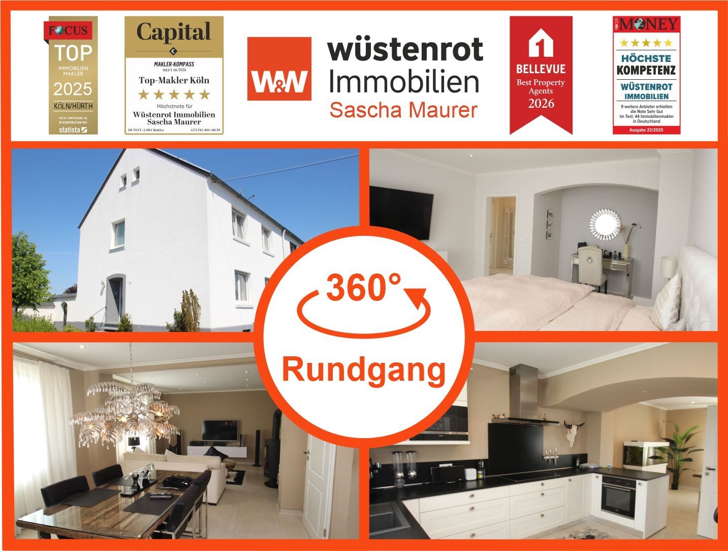 Immobilienangebot - Geilenkirchen - Alle - 3D: Stilvolles Wohnjuwel in der Innenstadt: kernsaniert, möbliert, bezugsfertig