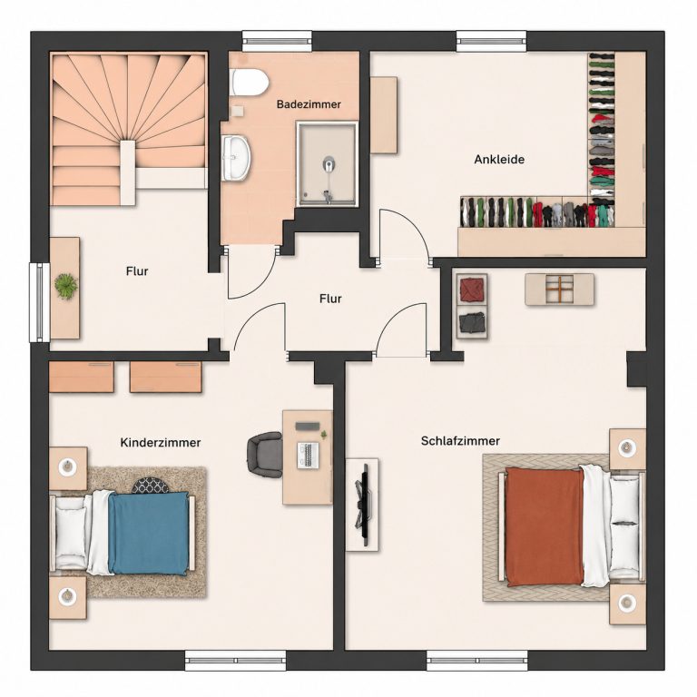 Immobilienangebot - Geilenkirchen - Alle - 3D: Stilvolles Wohnjuwel in der Innenstadt: kernsaniert, möbliert, bezugsfertig