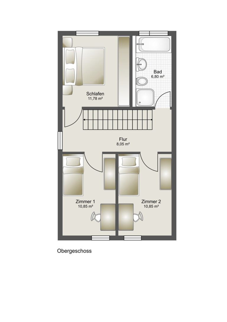 Immobilienangebot - Leingarten - Alle - Familienfreundliche "Doppelhaushälfte" mit pflegeleichtem Garten und viel Platz auf drei Etagen