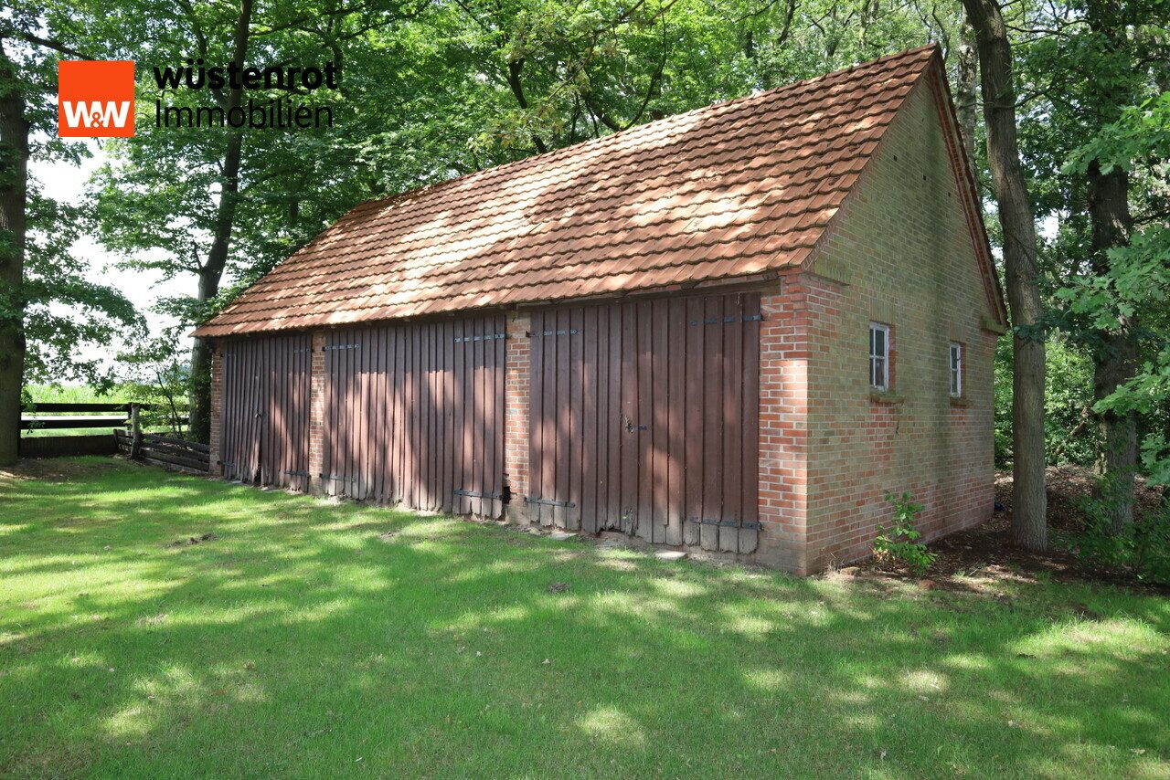 Immobilienangebot - Sulingen - Alle - Großer Resthof mit ehemaligen Stallungen, Nebengebäude und Wiese in Groß Lessen zu verkaufen
