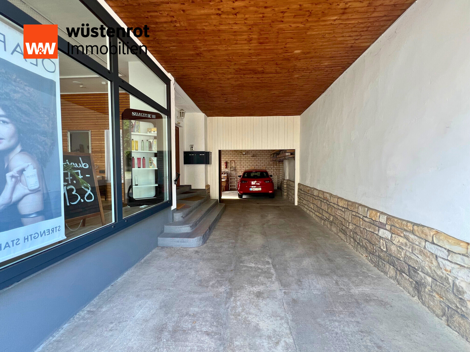 Immobilienangebot - Wörrstadt - Alle - MFH in Wörrstadt: 2 Wohnungen und Gewerbe (Friseursalon) – solide Kapitalanlage