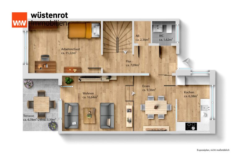 Immobilienangebot - Geislingen an der Steige - Alle - Modernes, bezahlbares Reiheneinfamilienhaus, für eine junge Familie!