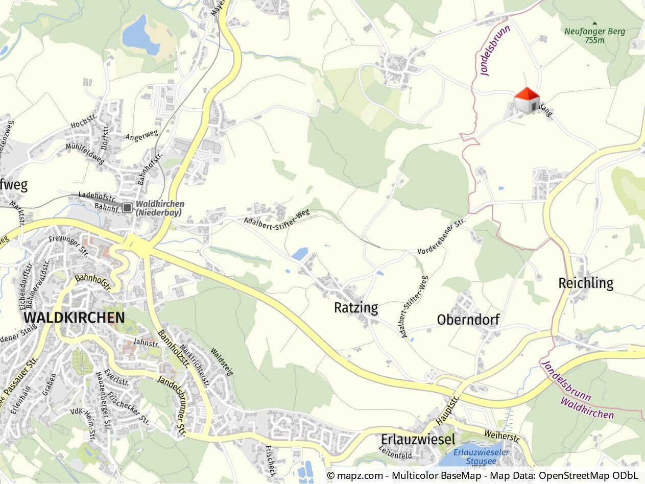 Immobilienangebot - Jandelsbrunn / Neufang - Alle - Familienglück im Grünen! Bezahlbares EFH mit 3 Garagen und tollem Garten in sonniger, ruhiger Lage.