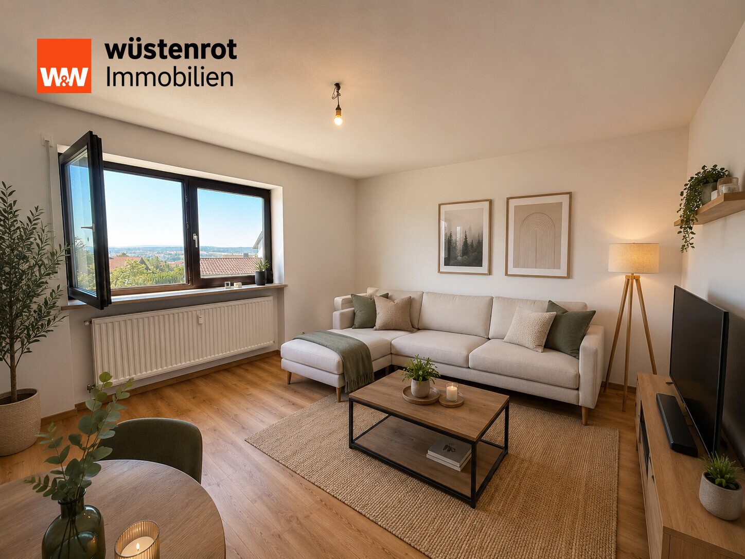 Immobilienangebot - Vilshofen - Alle - Gemütliche 2-Zimmerwohnung mit Balkon und traumhaftem Ausblick