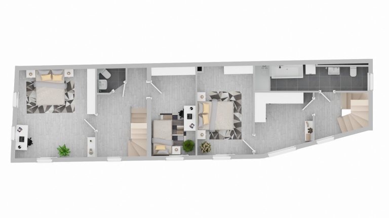 Immobilienangebot - Zeiskam - Alle - Zwei hochwertig kernsanierte DHH mit Wärmepumpe und Photovoltaik, großer Scheune + Garten in Zeiskam