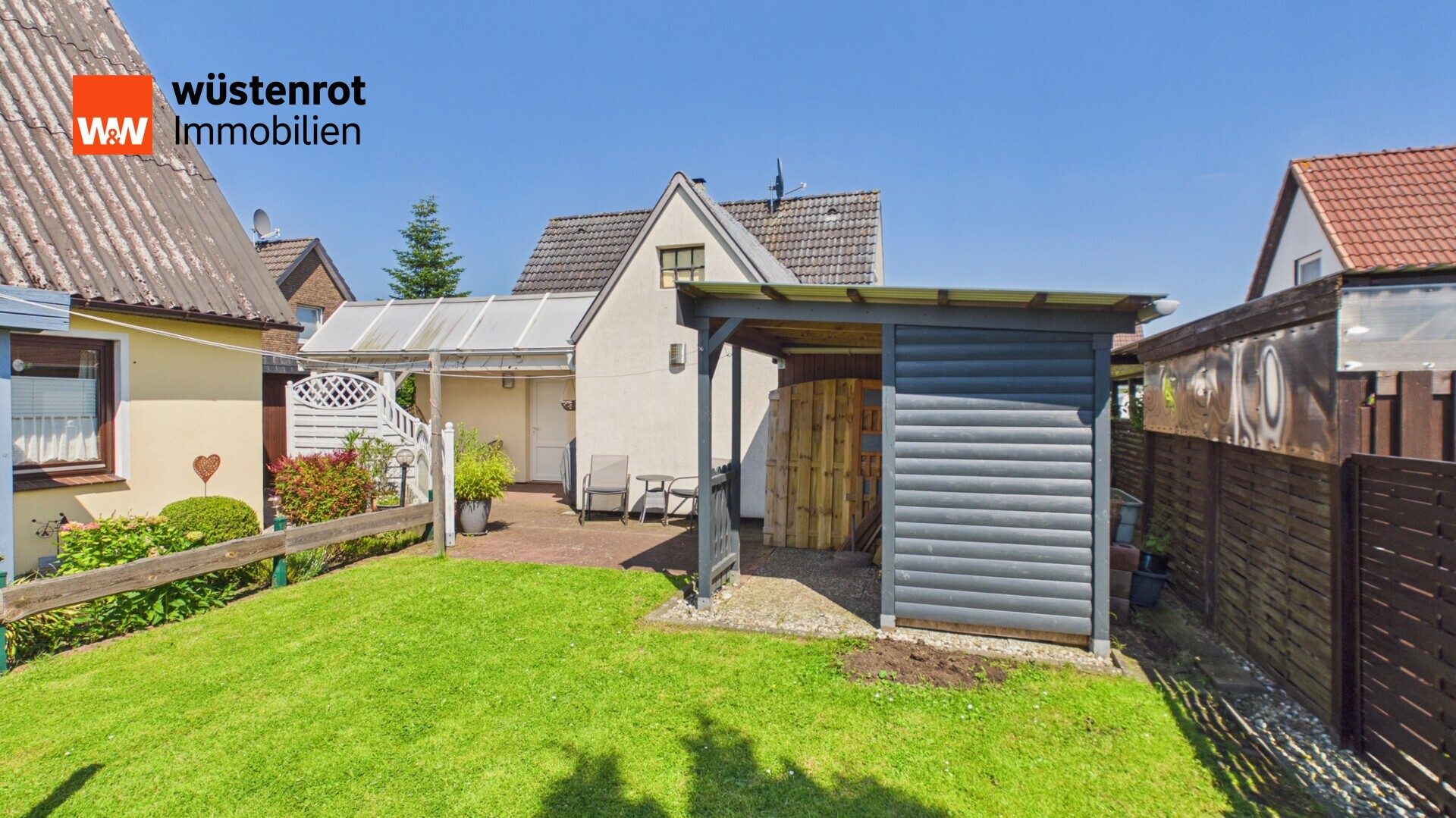 Immobilienangebot - Glückstadt - Alle - Lüttes Hus: Ruhige Lage & schöner Garten