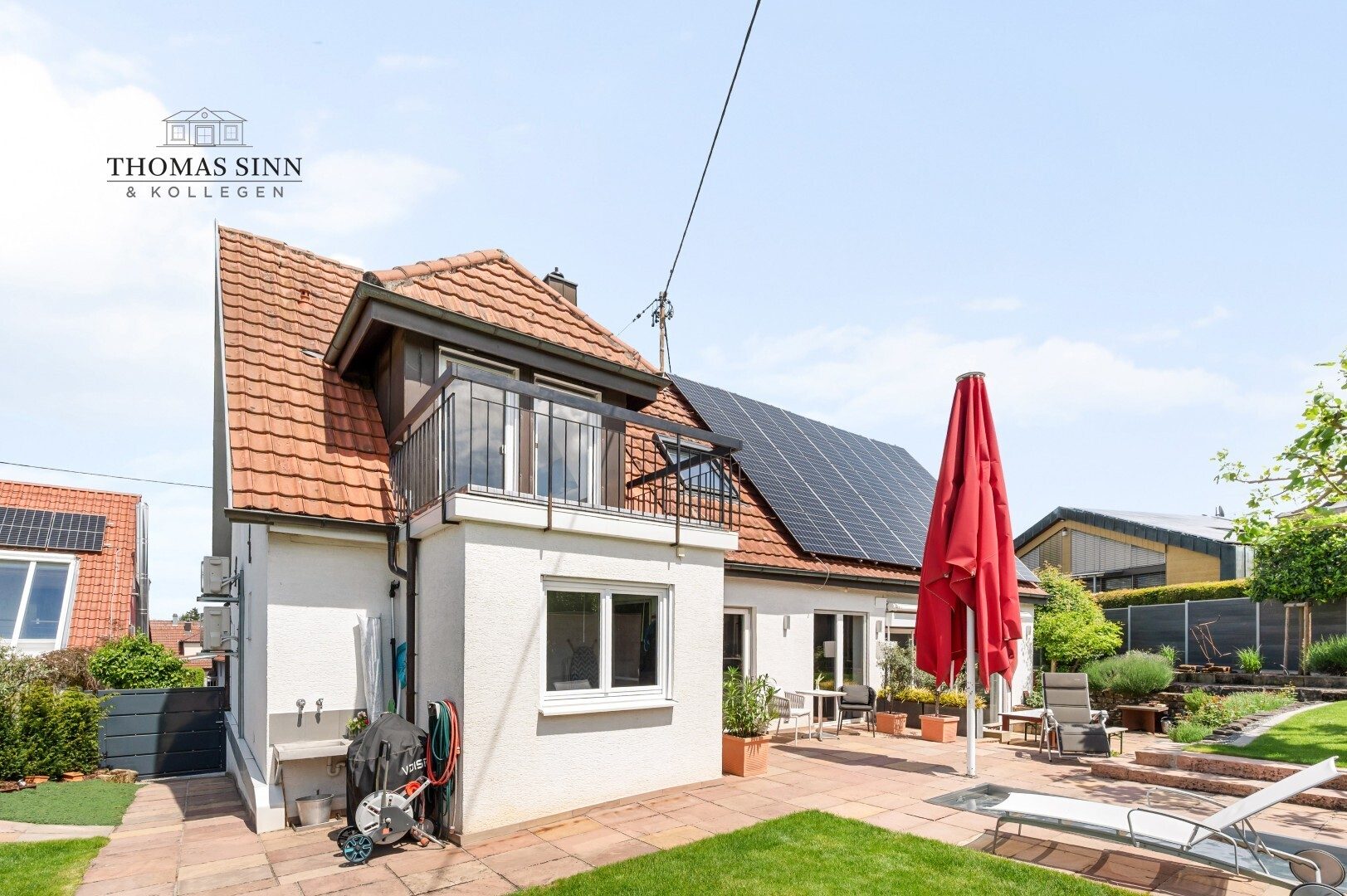 Immobilienangebot - Leingarten - Alle - Außergewöhnlich umgebautes Einfamilienhaus mit idyllischer Gartenoase in zweiter Reihe
