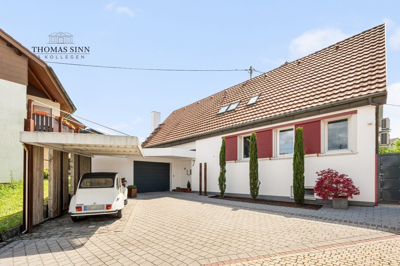 Immobilienangebot - Leingarten - Alle - Außergewöhnlich umgebautes Einfamilienhaus mit idyllischer Gartenoase in zweiter Reihe