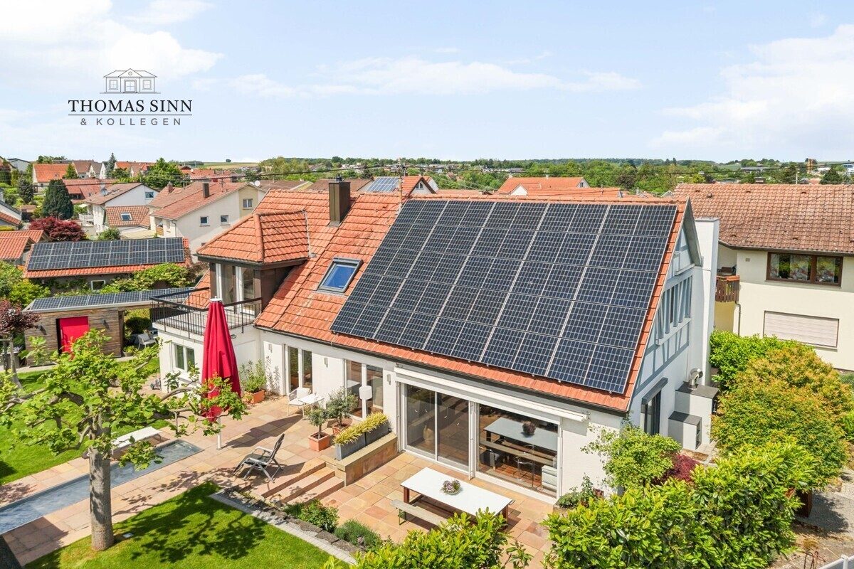 Immobilienangebot - Leingarten - Alle - Außergewöhnlich umgebautes Einfamilienhaus mit idyllischer Gartenoase in zweiter Reihe