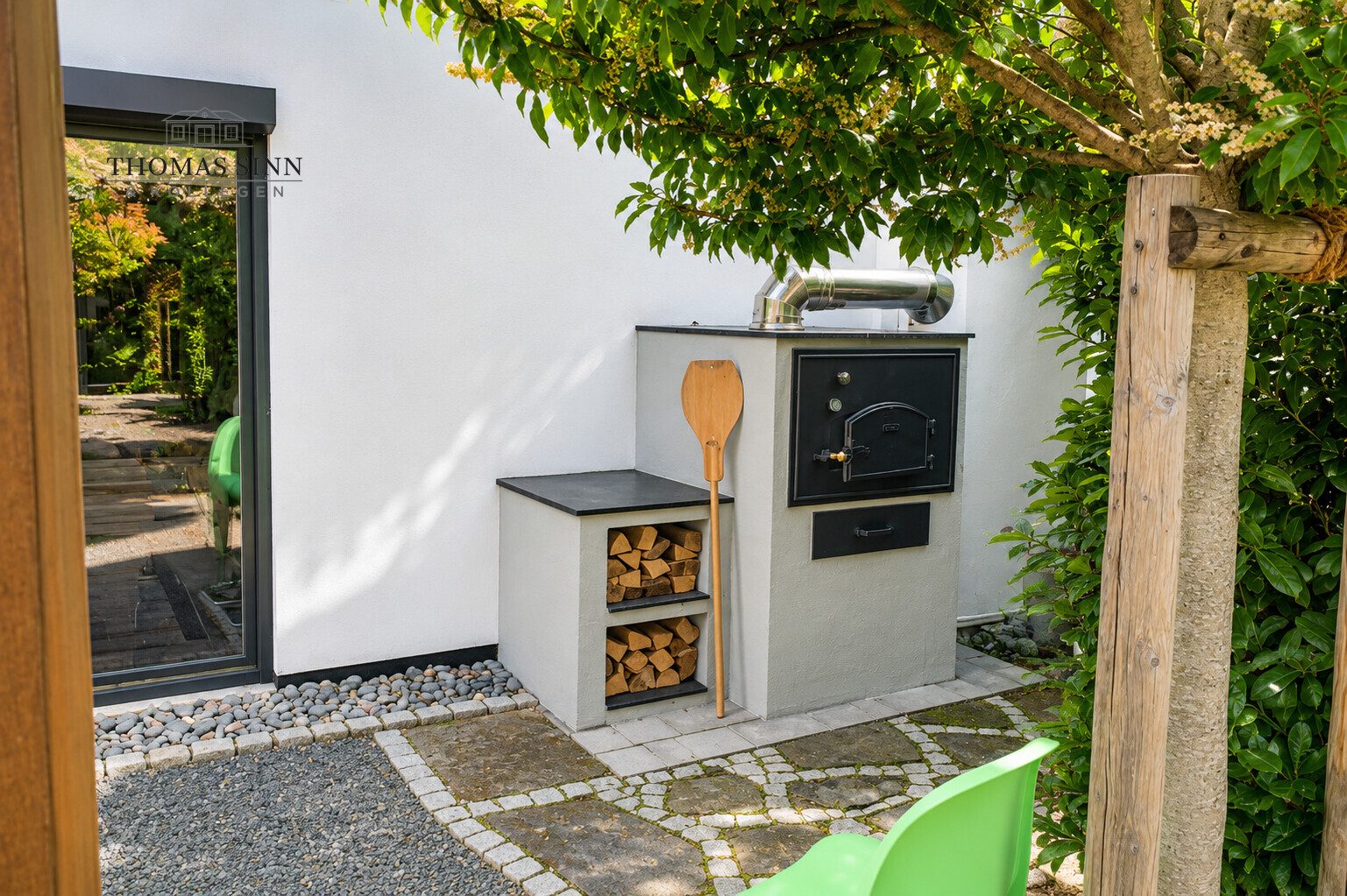Immobilienangebot - Leingarten - Alle - Außergewöhnlich umgebautes Einfamilienhaus mit idyllischer Gartenoase in zweiter Reihe