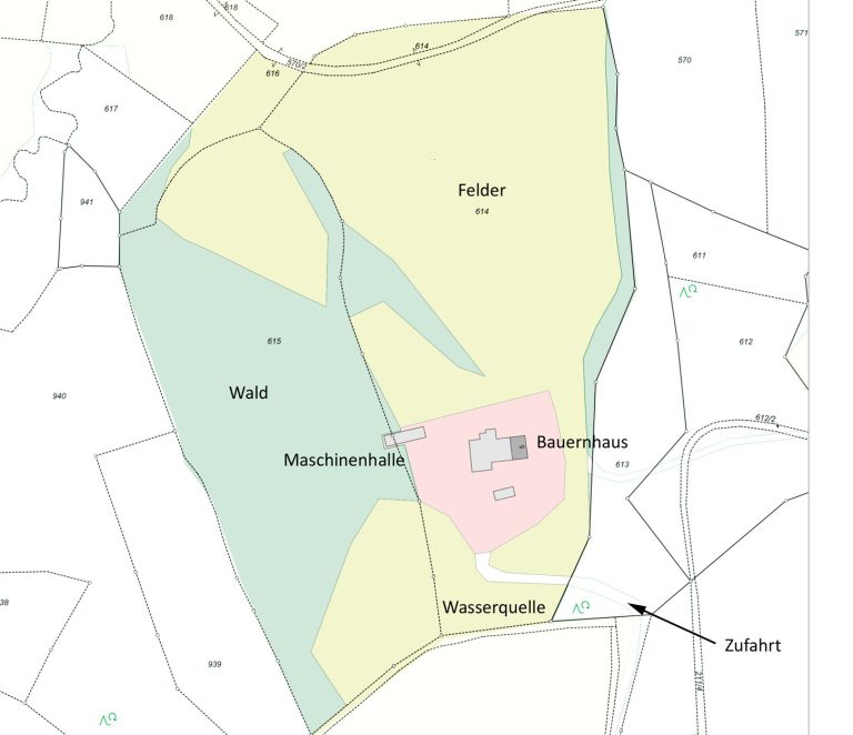 Immobilienangebot - Böhen - Alle - Ein Refugium für Individualisten - komplette Alleinlage - mit Feld, Wald & eigener Wasserquelle