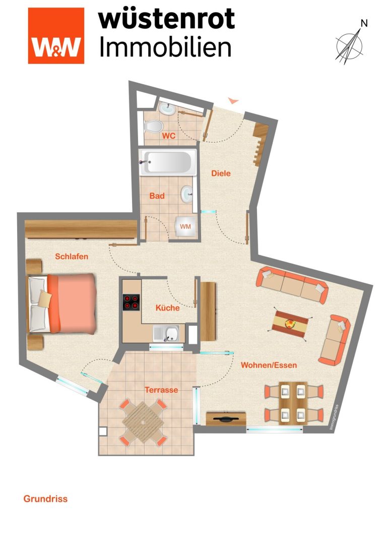 Immobilienangebot - Hemmingen - Alle - Modernisierte 2-Zi.-Whg. mit Südbalkon, Aufzug & TG-Box – ideal für Eigennutzer und Kapitalanleger!