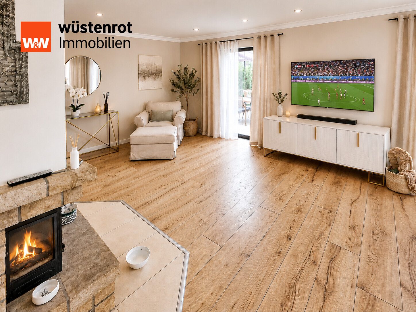 Immobilienangebot - Büdingen / Orleshausen - Alle - Volltreffer! 1-FH mit Nähe zu Feld, Stadt und Edeka! Solar, Kamin, 2 Bäder, ELW, Garage und Garten!