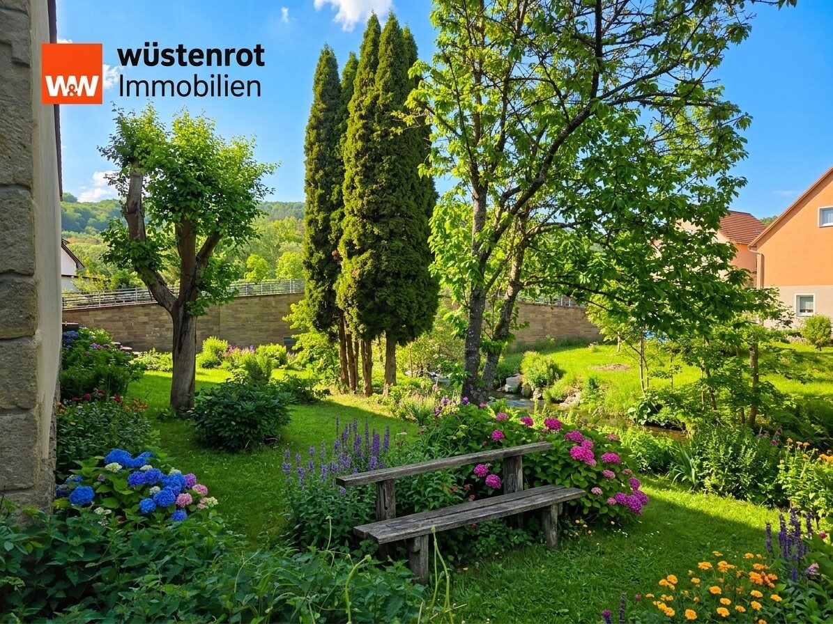 Immobilienangebot - Odenbach - Alle - Historisches Wohnhaus mit Märchengarten am Bach-für Menschen mit Vision,Herz,handwerklichem Geschick