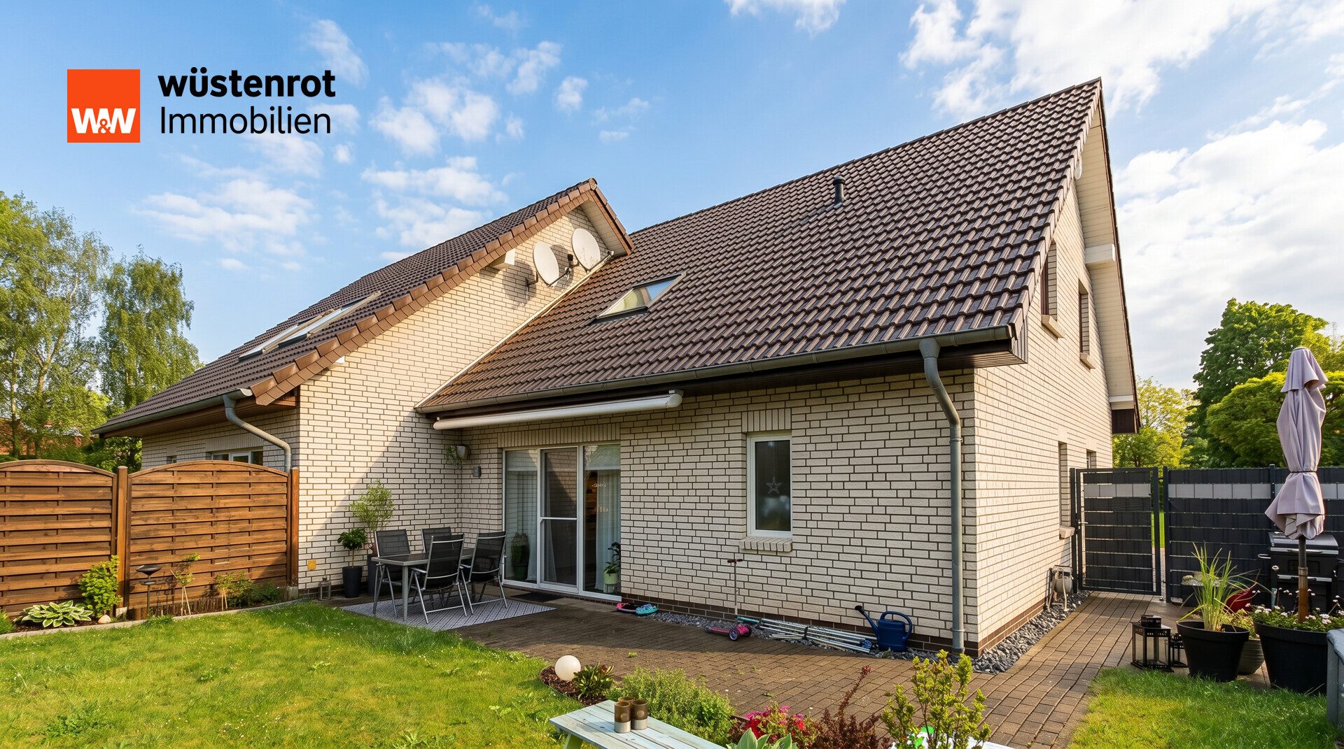 Immobilienangebot - Petershagen / Frille - Alle - Wohnen mit Wohlfühlfaktor – gepflegte Doppelhaushälfte in familienfreundlicher Lage
