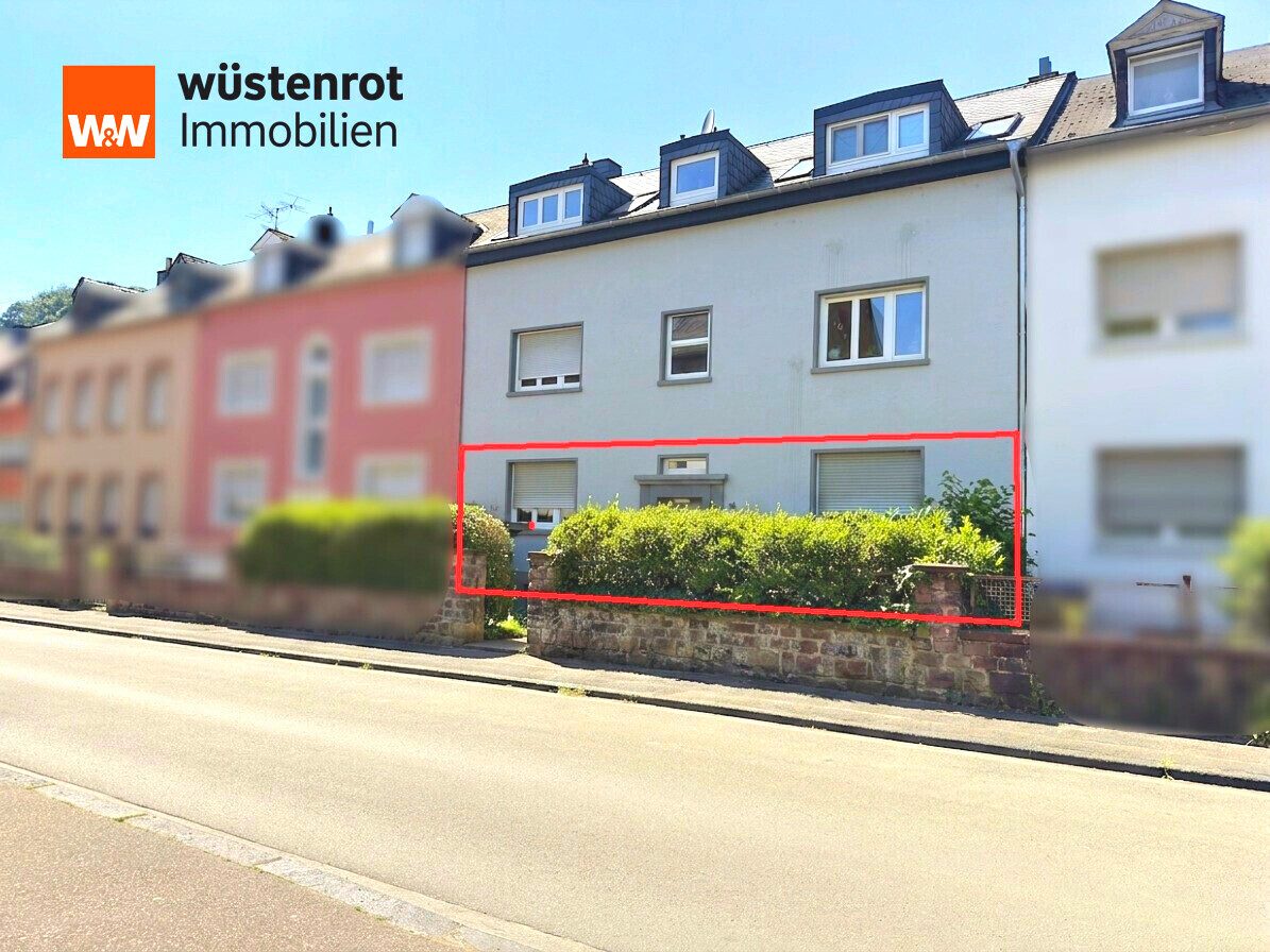 Immobilienangebot - Trier - Alle - Stilvolles Wohnen im Hochparterre in Trier-West: Gepflegte 3-Zimmer-Wohnung mit Garten und Terrasse