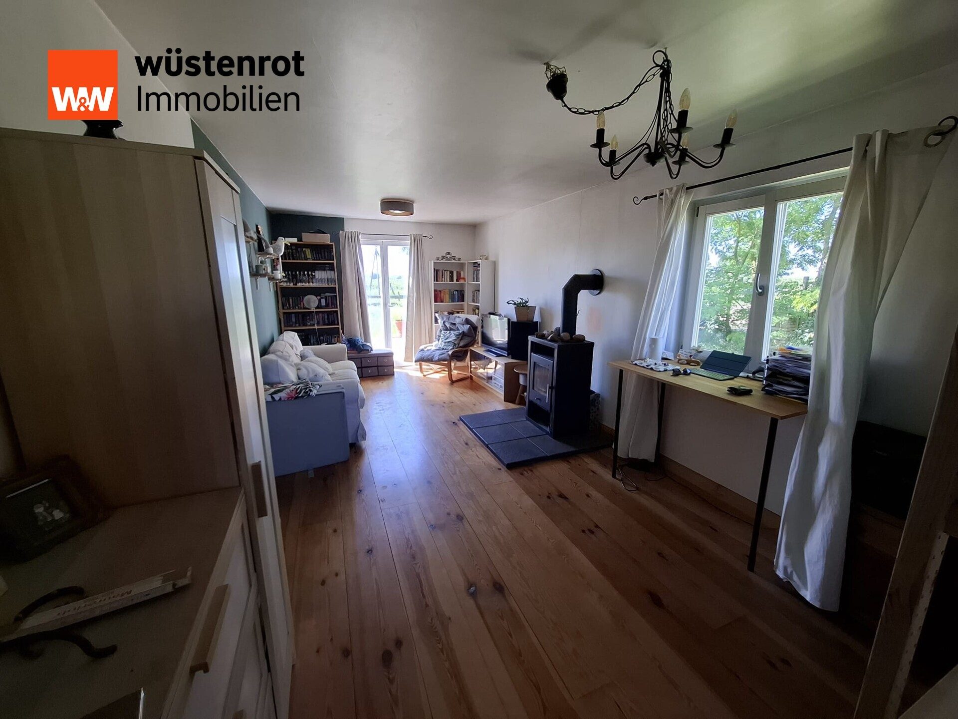 Immobilienangebot - Groß Kreutz / Schmergow - Alle - Verliebt euch in nordisches Flair: Attraktives Haus, Garten, Weitblick auf Obstplantagen - Ruhe pur!