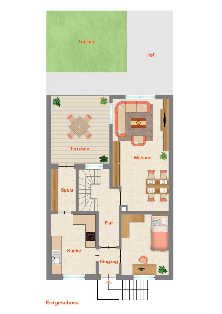 Immobilienangebot - Konken - Alle - Einzugsbereit & gepflegt: Reihenmittelhaus mit 147 m² Wohnfläche in Konken bei Kusel