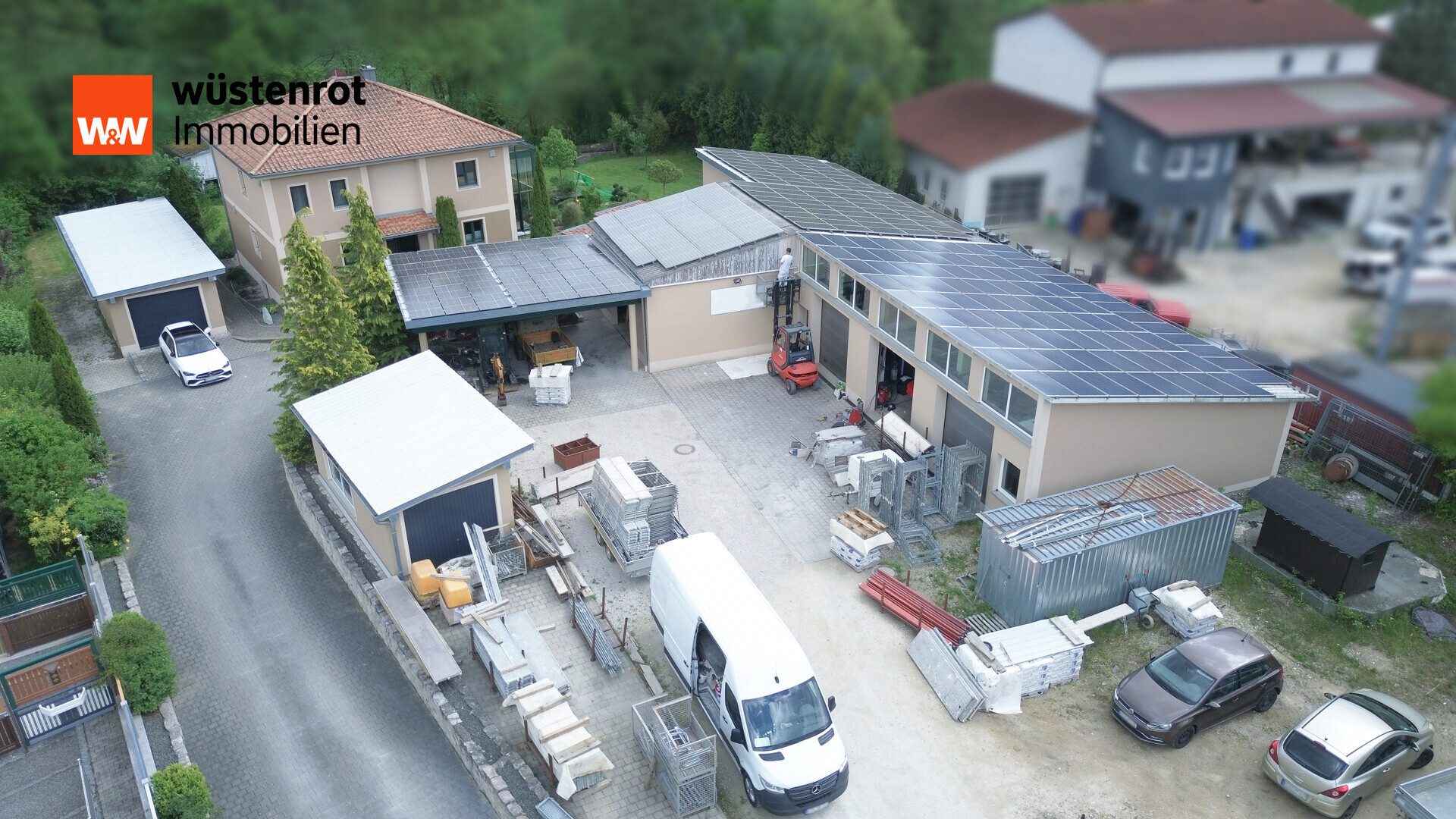 Immobilienangebot - Siegenburg / Morgenroth - Alle - ABSOLUTE RARITÄT – Unternehmeranwesen mit luxuriösem Wohnhaus und Gewerbeflächen