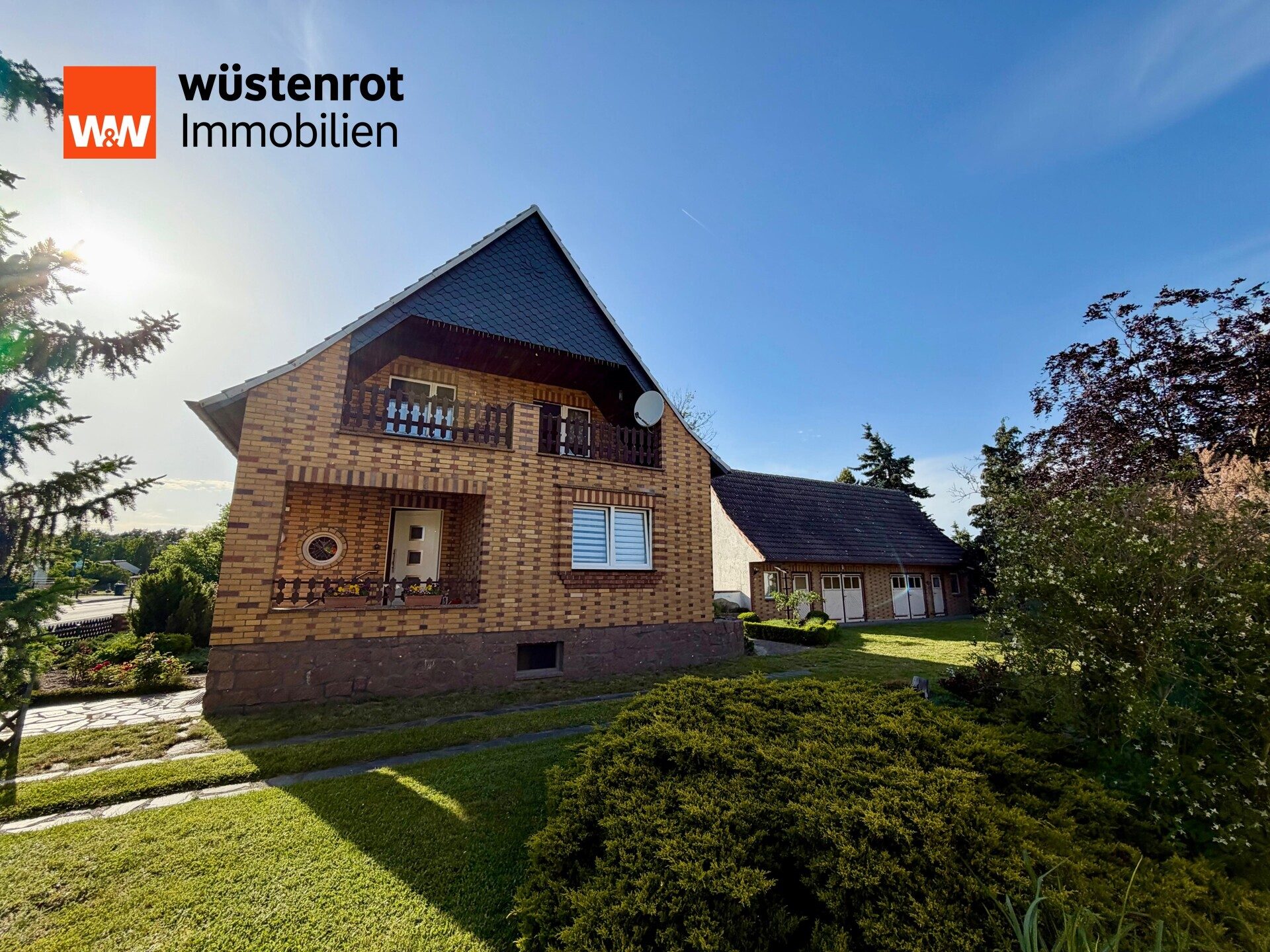 Immobilienangebot - Doberlug-Kirchhain - Alle - Gepflegtes Familienidyll mit großem Garten, Nebengelass und moderner Wärmepumpe