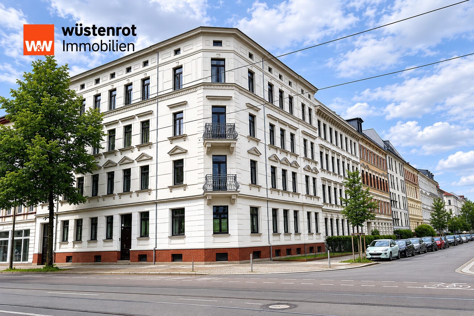 Immobilienangebot - Leipzig / Gohlis-Mitte - Alle - Historischer Charme trifft auf Kapitalanlage – denkmalgerecht sanierte 2-Zimmer-Wohnung mit Balkon