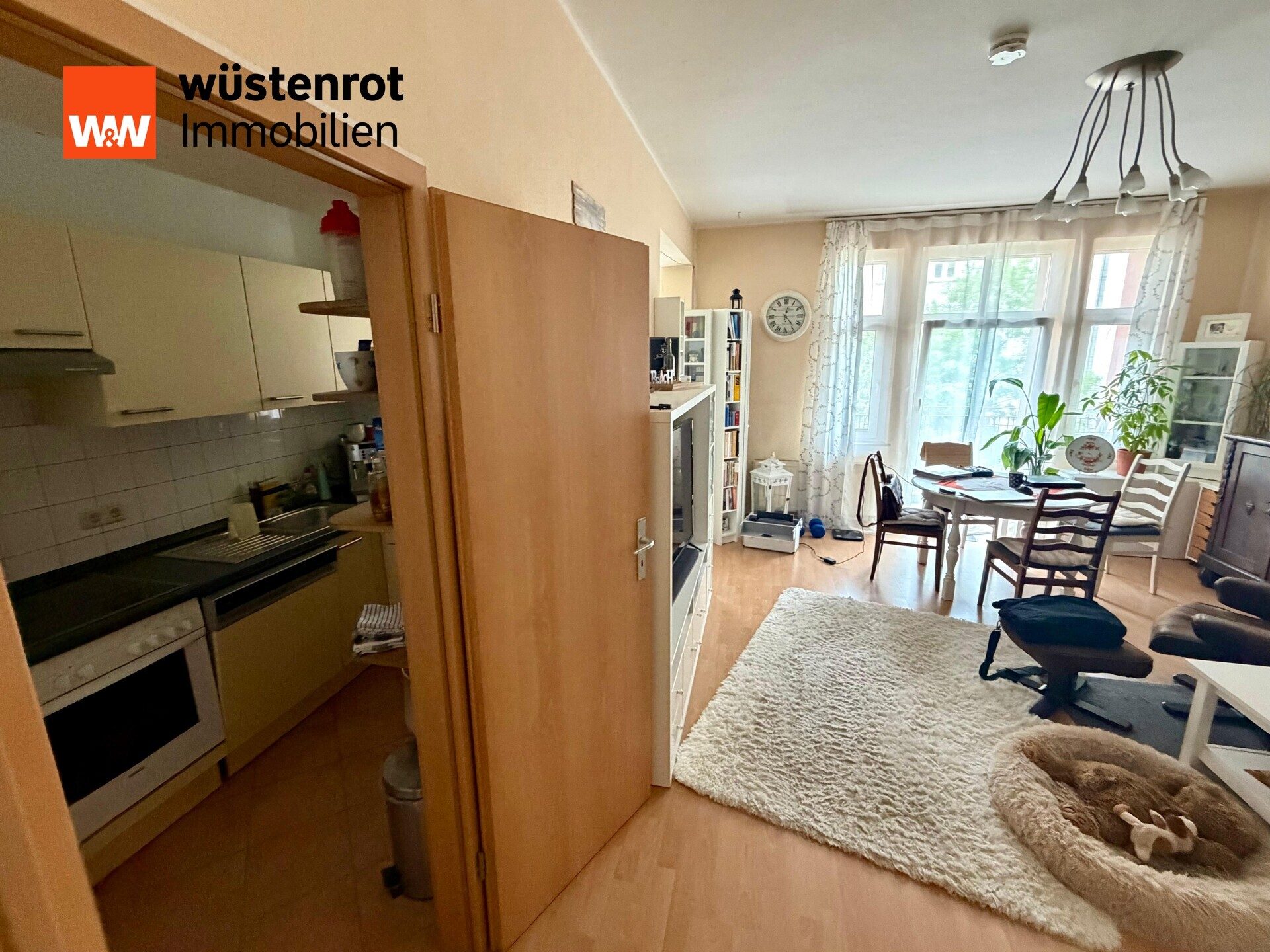 Immobilienangebot - Berlin Friedrichshain - Alle - Lichtdurchflutete 2-Zimmer-Wohnung mit zwei Balkonen im Herzen von Berlin-Friedrichshain