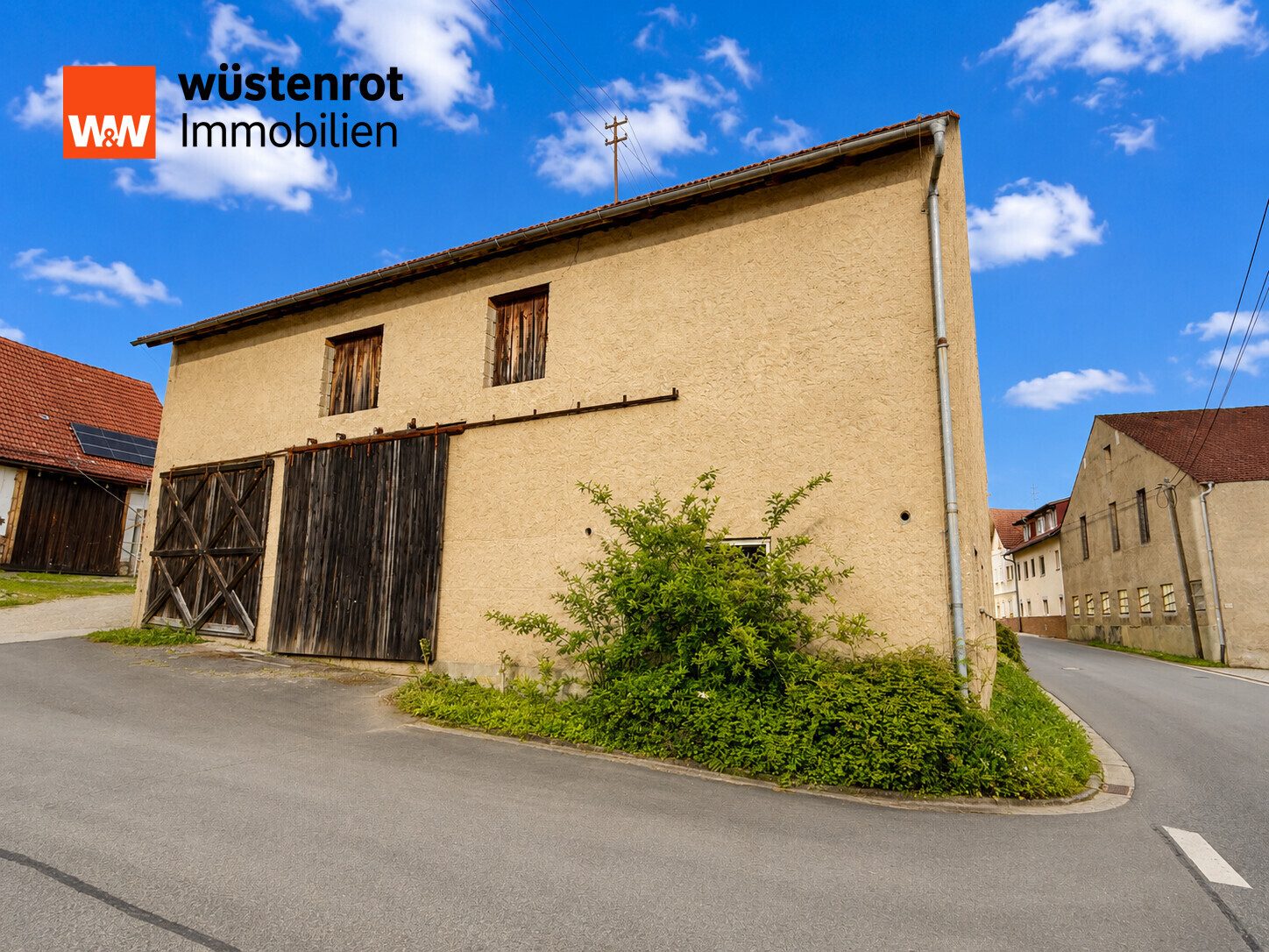 Immobilienangebot - Zapfendorf - Alle - Ehemaliges Bauernhofanwesen mit Nebengebäuden & optionaler Wiesenfläche für Tierhaltung und Freizeit