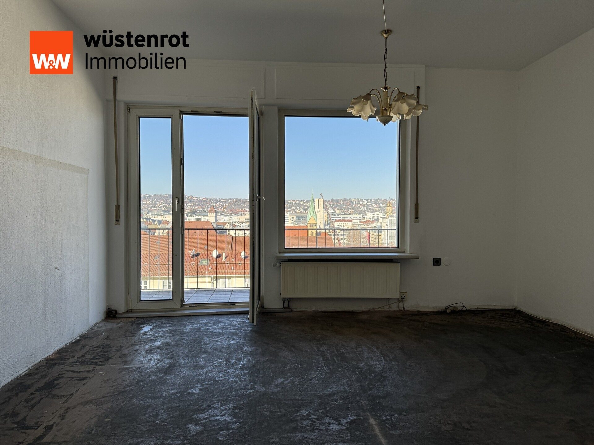 Immobilienangebot - Stuttgart - Alle - Potenzial trifft Lage – 3-Zimmer-Wohnung mit Garage und Fernblick