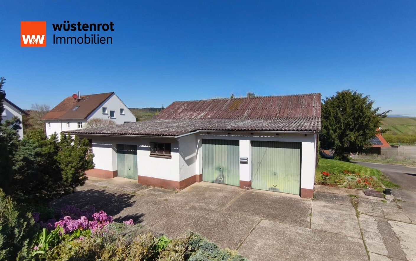 Immobilienangebot - Dorsheim - Alle - #Grosszügiger Hallenkomplex - Teil eines ehemaligen Weingutes - auf schönem Grundstück