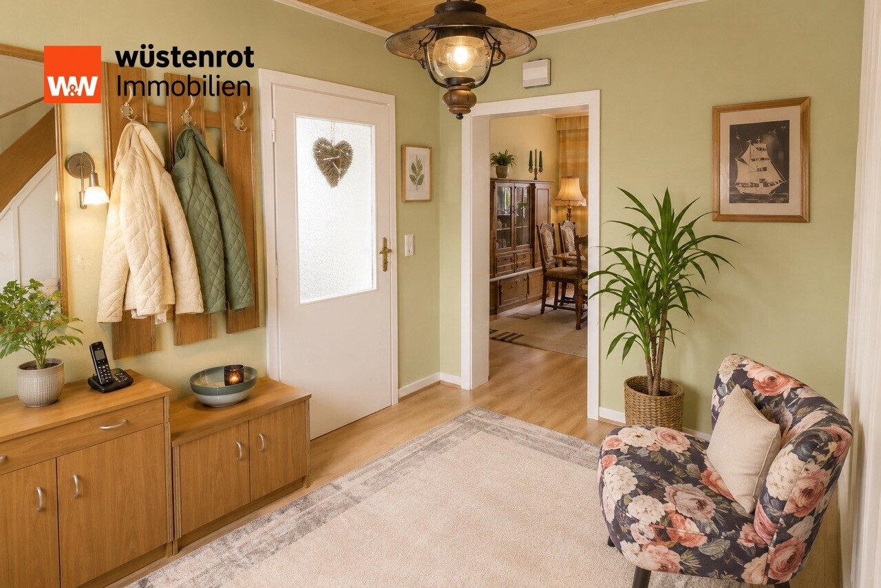 Immobilienangebot - Richtenberg - Alle - Wohnhaus mit zusätzlichem Baugrundstück – gepflegte DHH auf 1.989 m² Grundstück in Richtenberg