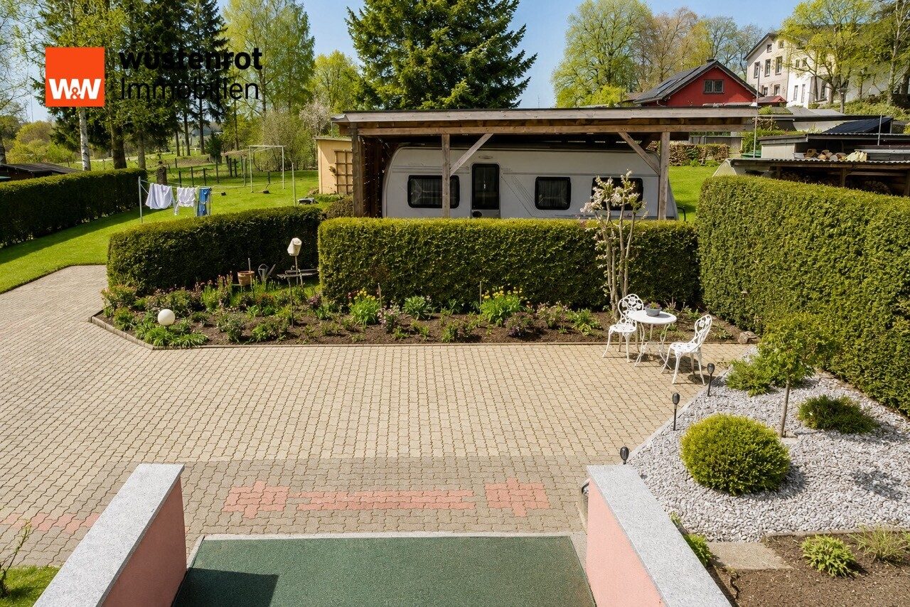 Immobilienangebot - Richtenberg - Alle - Wohnhaus mit zusätzlichem Baugrundstück – gepflegte DHH auf 1.989 m² Grundstück in Richtenberg