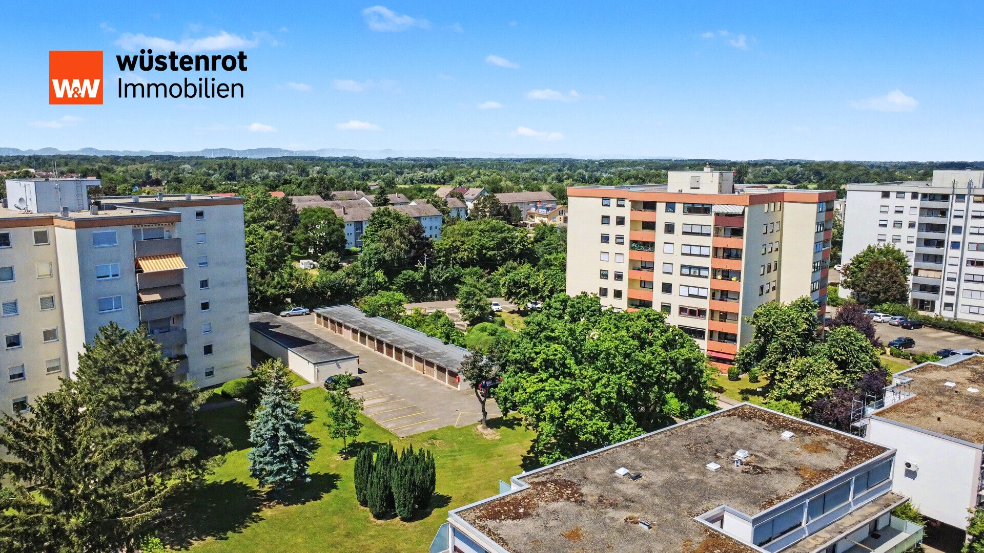 Immobilienangebot - Eggenstein-Leopoldshafen - Alle - Sonnige Wohnidylle mit Loggia ins Grüne und großzügigem Wohnkomfort