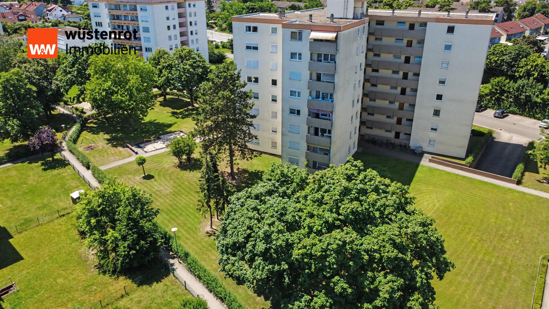 Immobilienangebot - Eggenstein-Leopoldshafen - Alle - Sonnige Wohnidylle mit Loggia ins Grüne und großzügigem Wohnkomfort