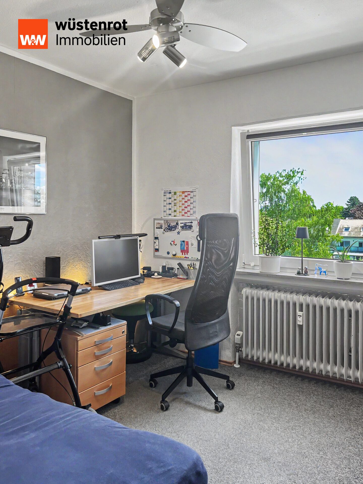 Immobilienangebot - Eggenstein-Leopoldshafen - Alle - Sonnige Wohnidylle mit Loggia ins Grüne und großzügigem Wohnkomfort