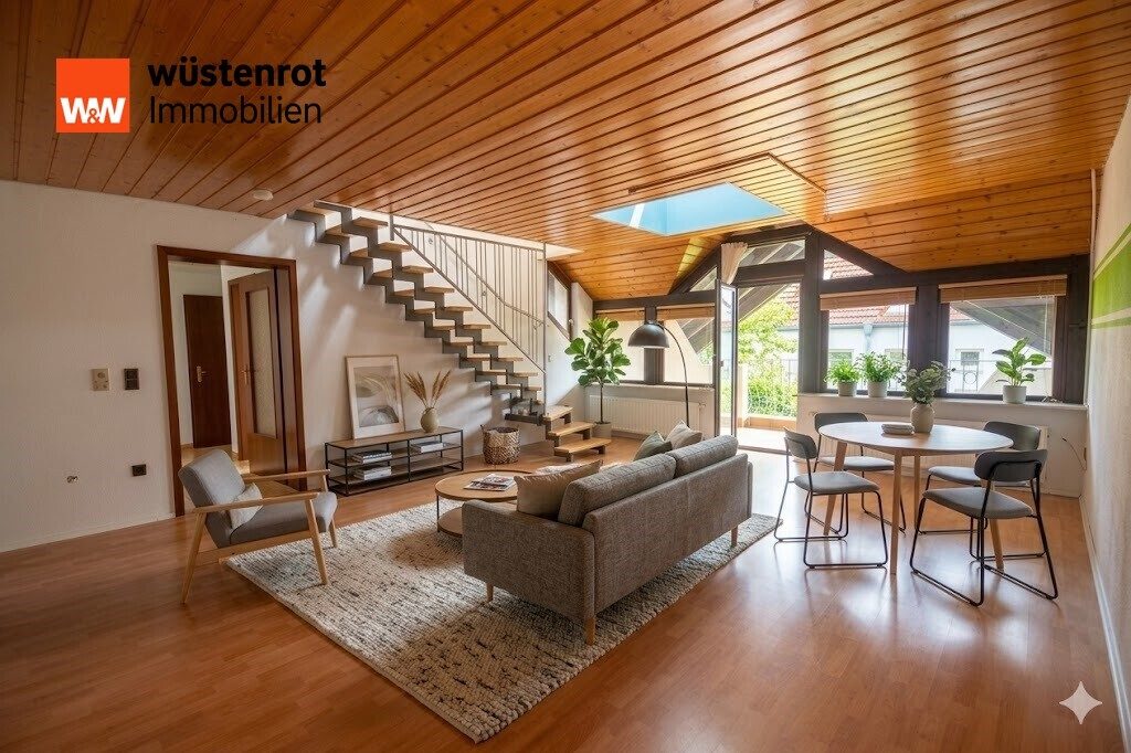 Immobilienangebot - Petersberg - Alle - Wohnen mit "Haus-im-Haus"-Gefühl: Charmante 3-Zimmer-Maisonettewohnung
