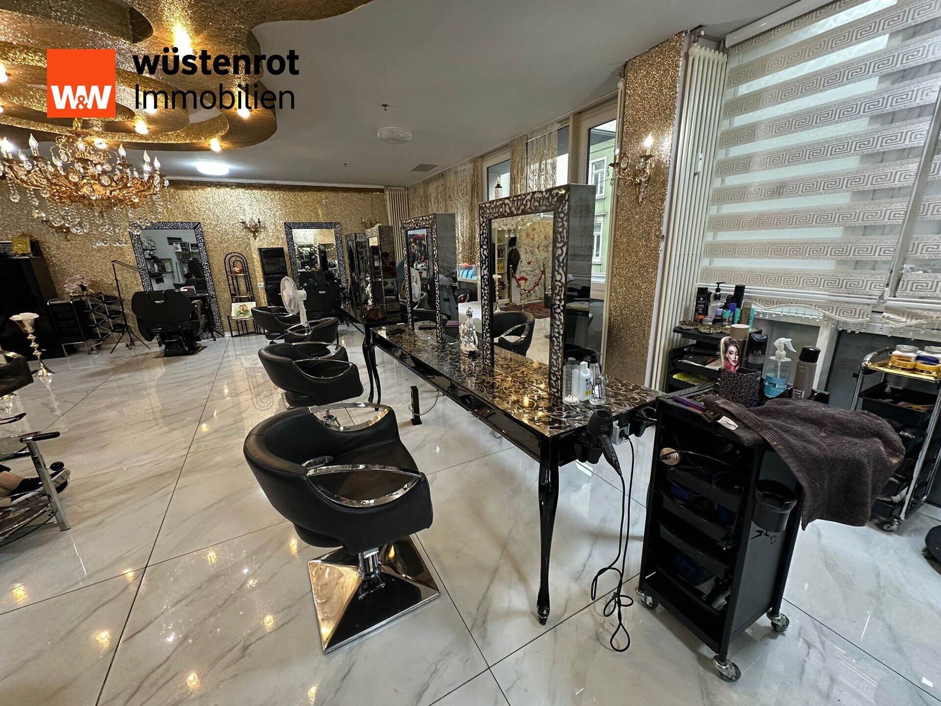 Immobilienangebot - Offenbach - Alle - Attraktiver Friseursalon mit großem Raumkonzept und vielseitigen Nutzungsmöglichkeiten
