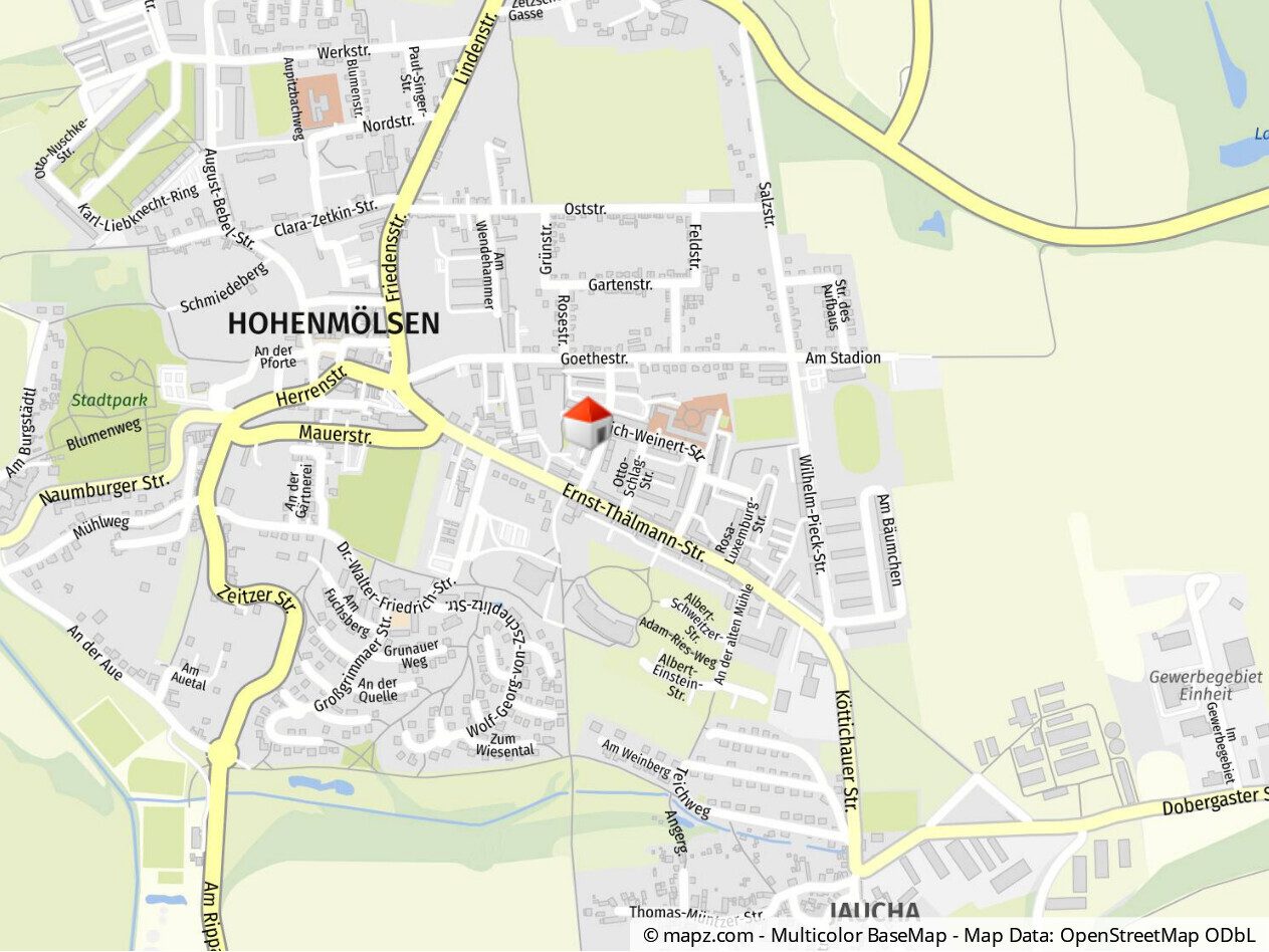 Immobilienangebot - Hohenmölsen - Alle - Hohenmölsen- frei ab 01.07.2026 zur Eigennutzung oder Kapitalanlage, Erdgeschoss