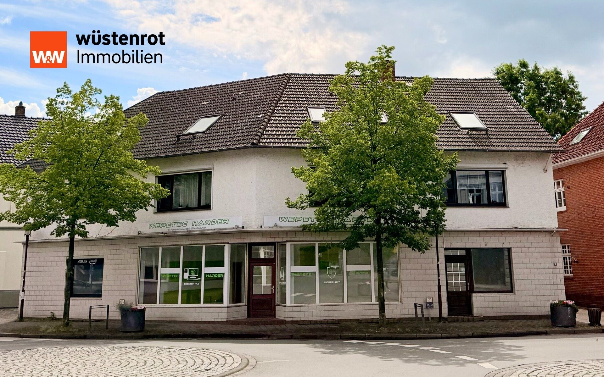 Immobilienangebot - Rahden - Alle - Attraktive Kombination aus Gewerbe, Wohnen und zusätzlichen Nutzflächen in Rahden