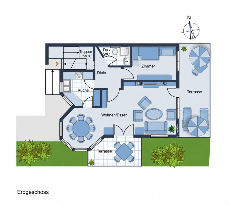 Immobilienangebot - Pliezhausen - Alle - Ihr neues Zuhause: DHH in Pliezhausen-Gniebel | 131 m² | Solaranlage | Garage