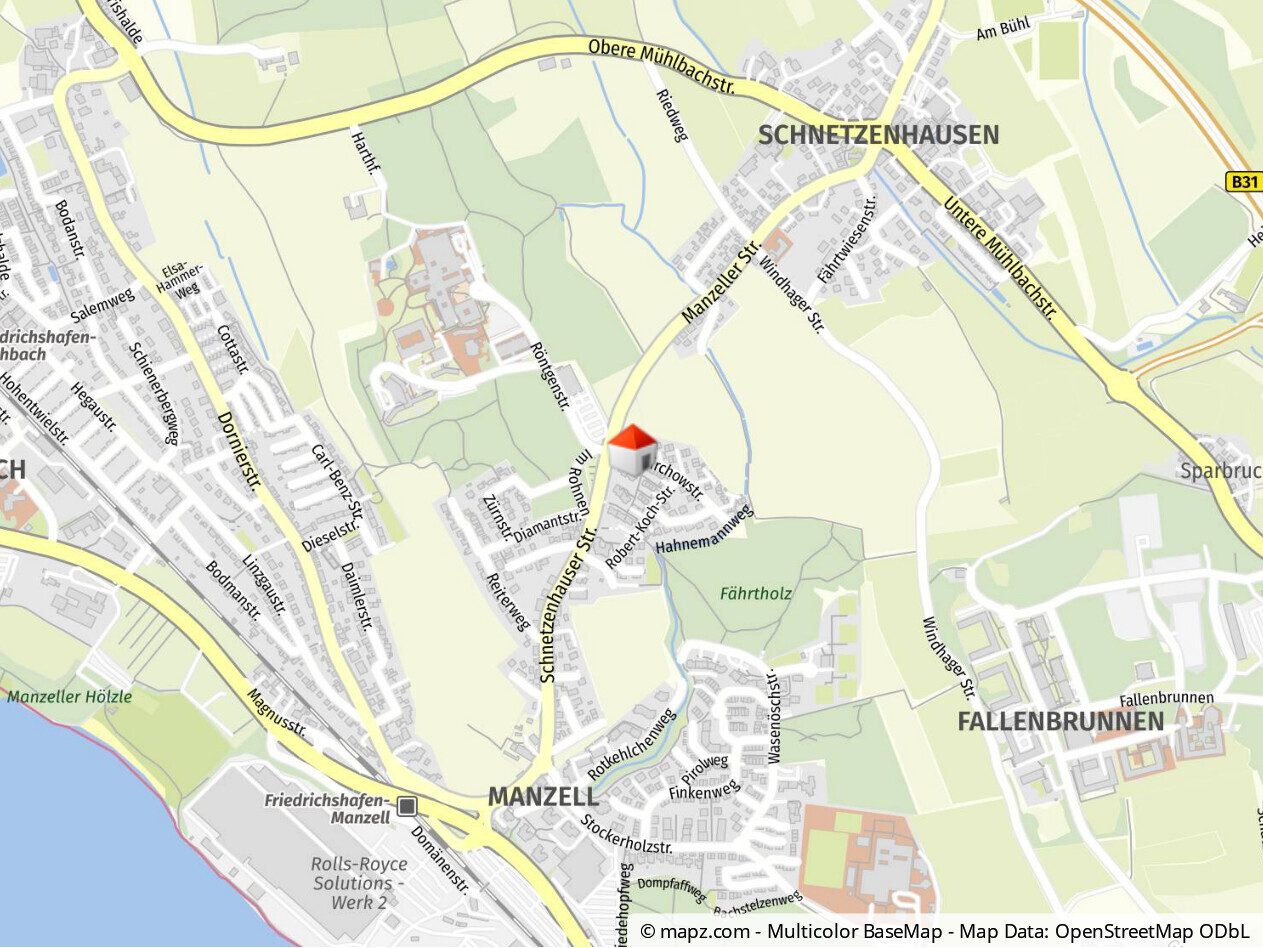 Immobilienangebot - Friedrichshafen / Manzell - Alle - Charmante 3,5 - 4-Zimmer-Wohnung im OG mit großer Sonnenloggia