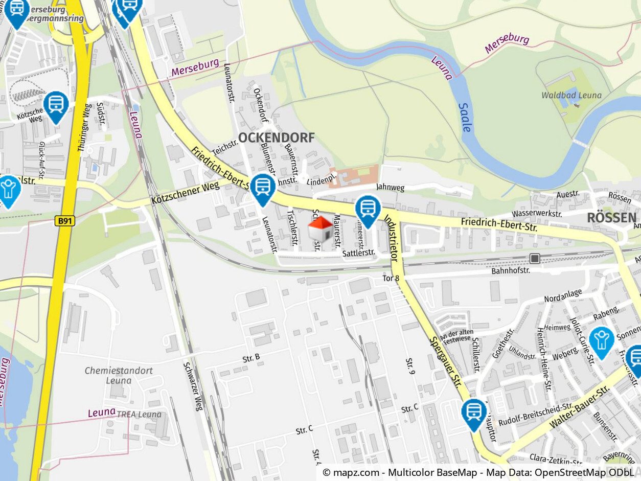 Immobilienangebot - Leuna - Alle - Leuna- PROVISIONSFREI!! Einziehen und Wohlfühlen- Platz für Home Office oder Hobby