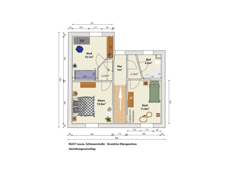 Immobilienangebot - Leuna - Alle - Leuna- PROVISIONSFREI!! Einziehen und Wohlfühlen- Platz für Home Office oder Hobby
