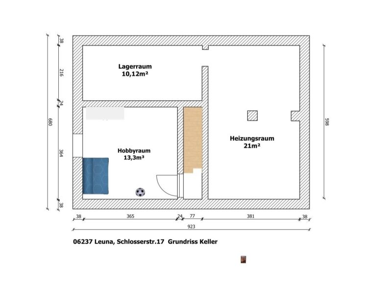 Immobilienangebot - Leuna - Alle - Leuna- PROVISIONSFREI!! Einziehen und Wohlfühlen- Platz für Home Office oder Hobby