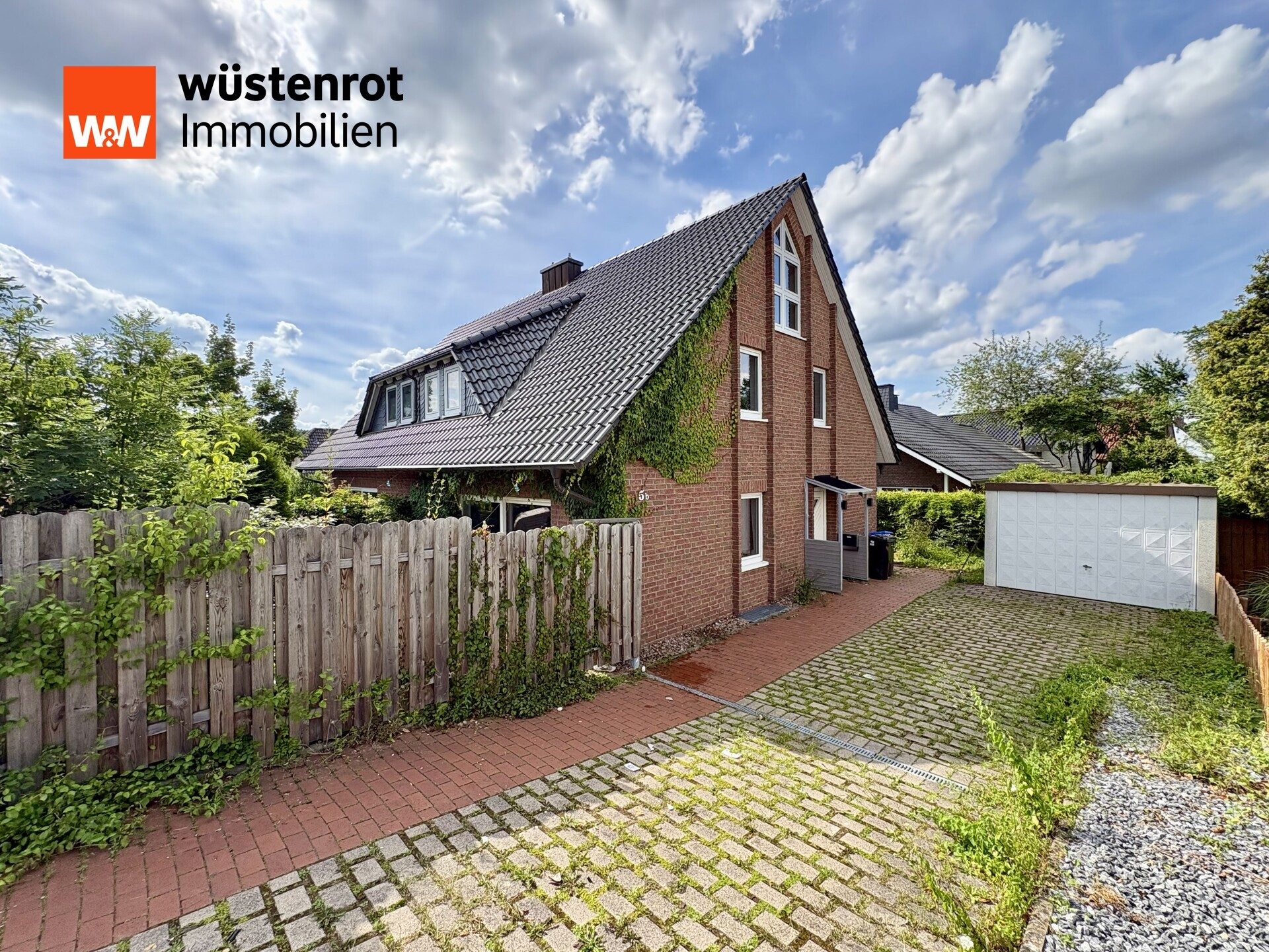 Immobilienangebot - Löhne - Alle - Doppelhaushälfte mit Garage und kompakten Grundstück!
