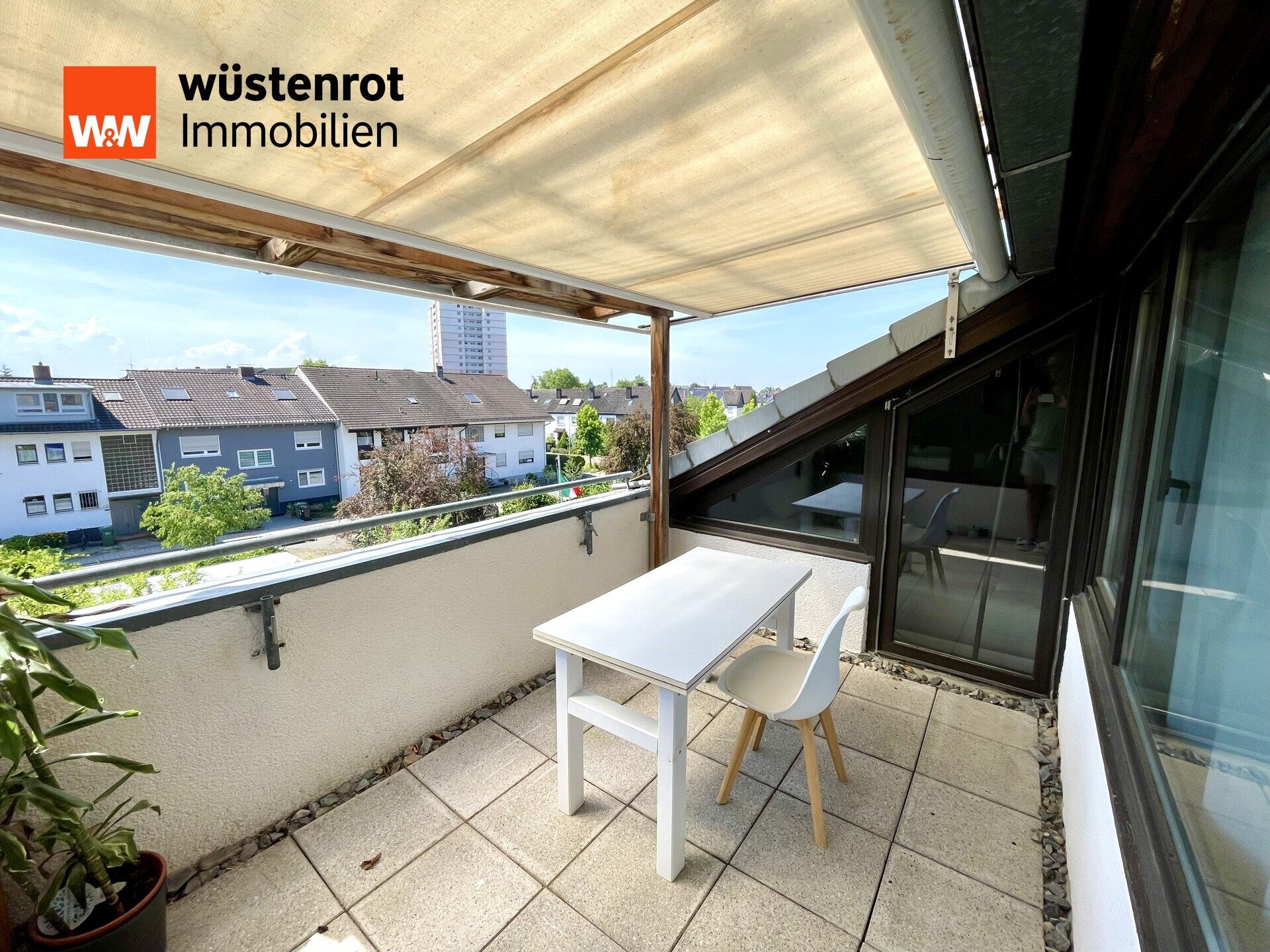 Immobilienangebot - Rheinstetten / Forchheim - Alle - Als EIGENNUTZUNG oder KAPITALANLAGE in BEVORZUGTER WOHNLAGE:  3 Zimmer DG-Wohnung mit Balkon, Keller