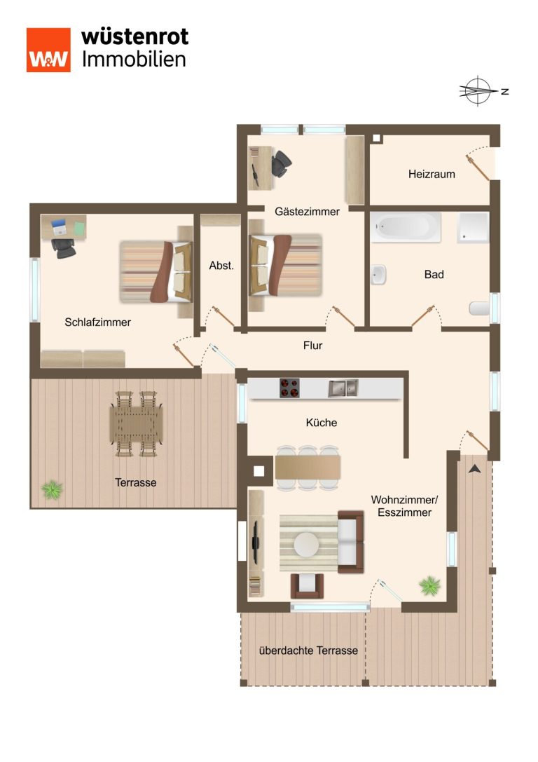Immobilienangebot - Langendorf - Alle - Ebenerdiges Wohnvergnügen mit Werkstatt und herrlichem Grundstück!