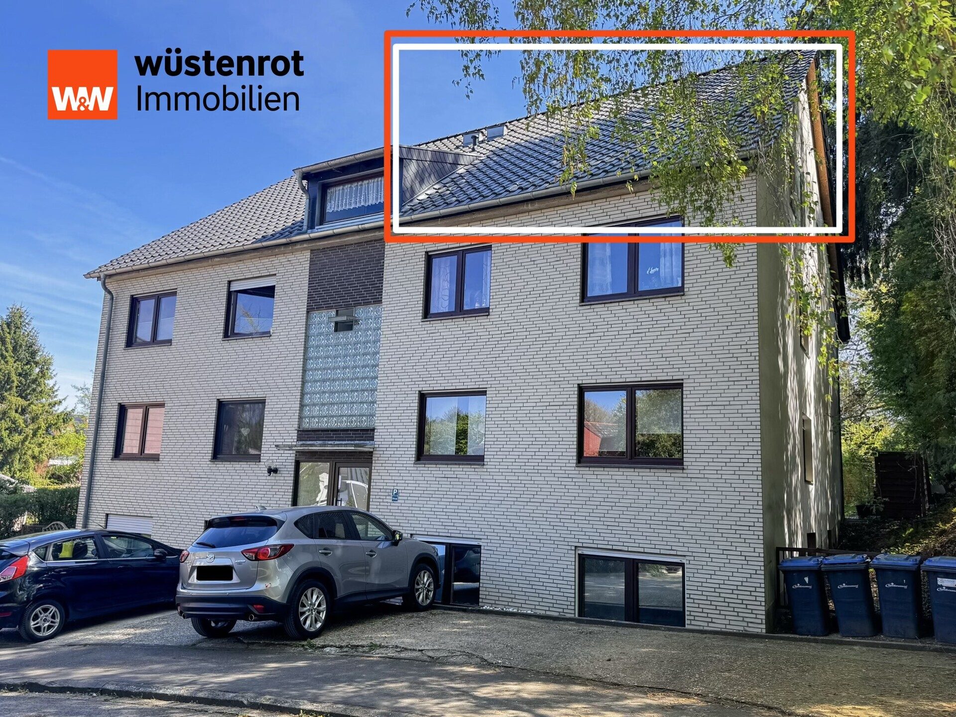 Immobilienangebot - Herzogenrath / Kohlscheid - Alle - Tolle Eigentumswohnung im Dachgeschoss mit Balkon, Stellplatz & Gartennutzung