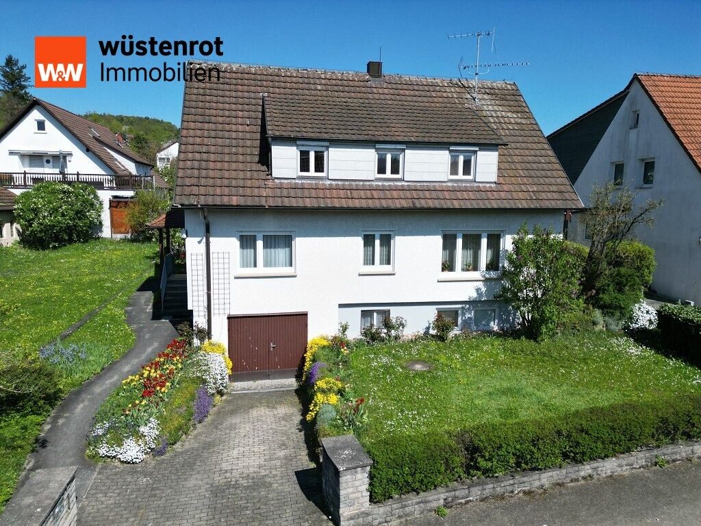 Ansicht Immobilienangebot - Rudersberg-Michelau - Alle - Raum für Familie und Ideen – vielseitiges Zweifamilienhaus mit schönem Garten