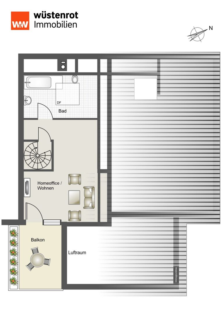 Immobilienangebot - Aalen - Alle - Über den Dächern von Aalen: lichtdurchflutete Maisonette mit Panoramablick!